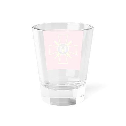 Standard of the Ukrainian Ground Force Commander-in-Chief rect (Ukraine) Shot Glass 1.5oz
