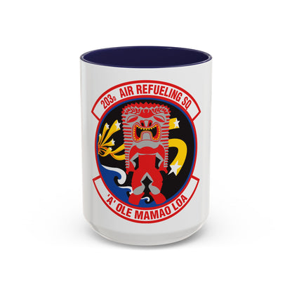 203 Air Refueling Squadron (U.S. Air Force) Accent Coffee Mug