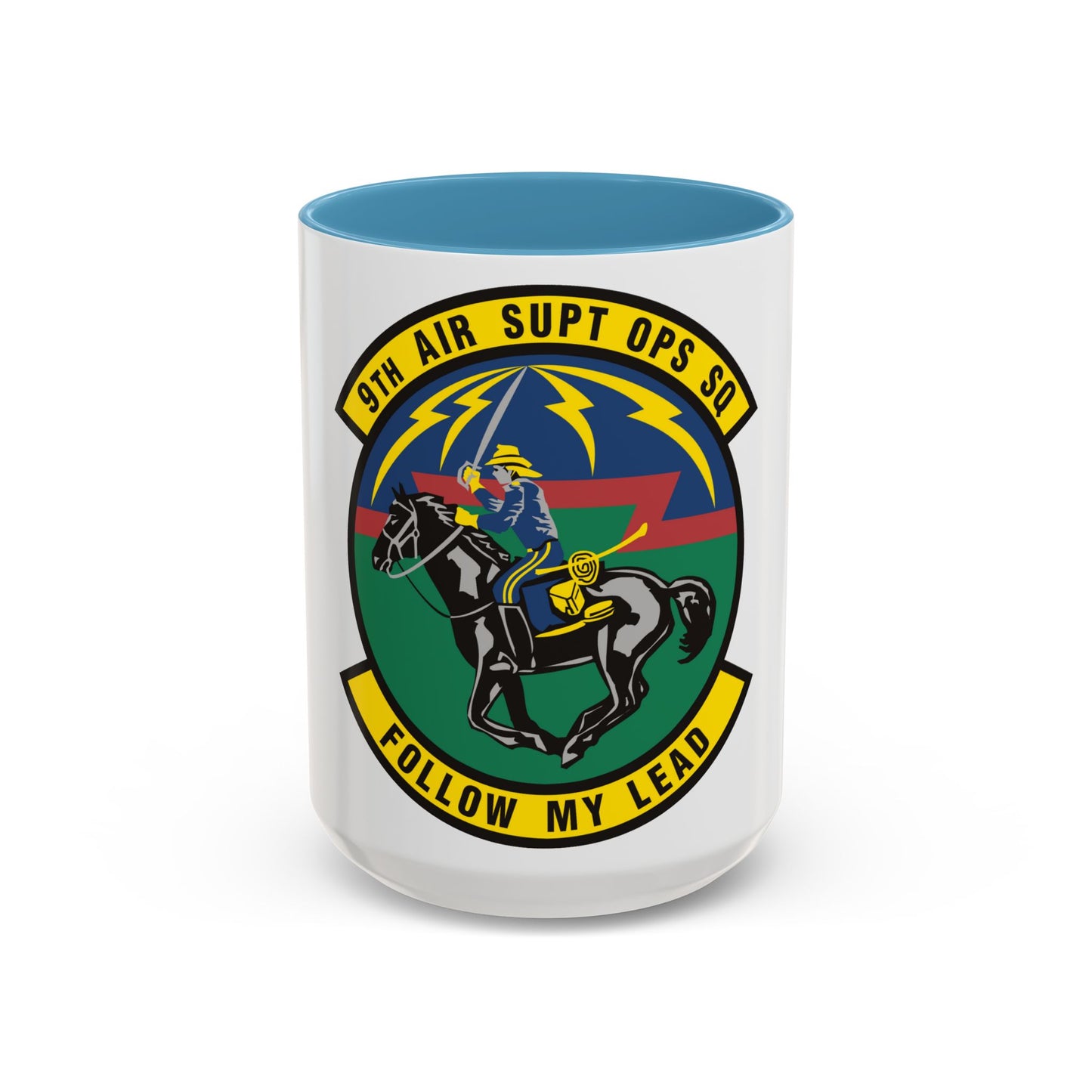 9th Air Support Operations Squadron (U.S. Air Force) Accent Coffee Mug