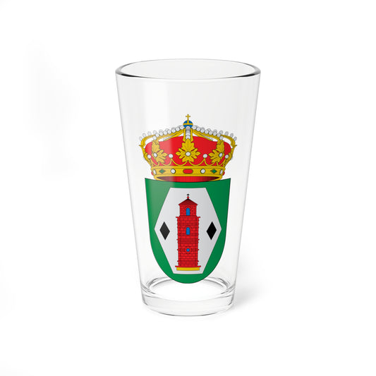 Escudo de Campillo de Aragón (Spain) (Coat of Arms) Pint Glass 16oz