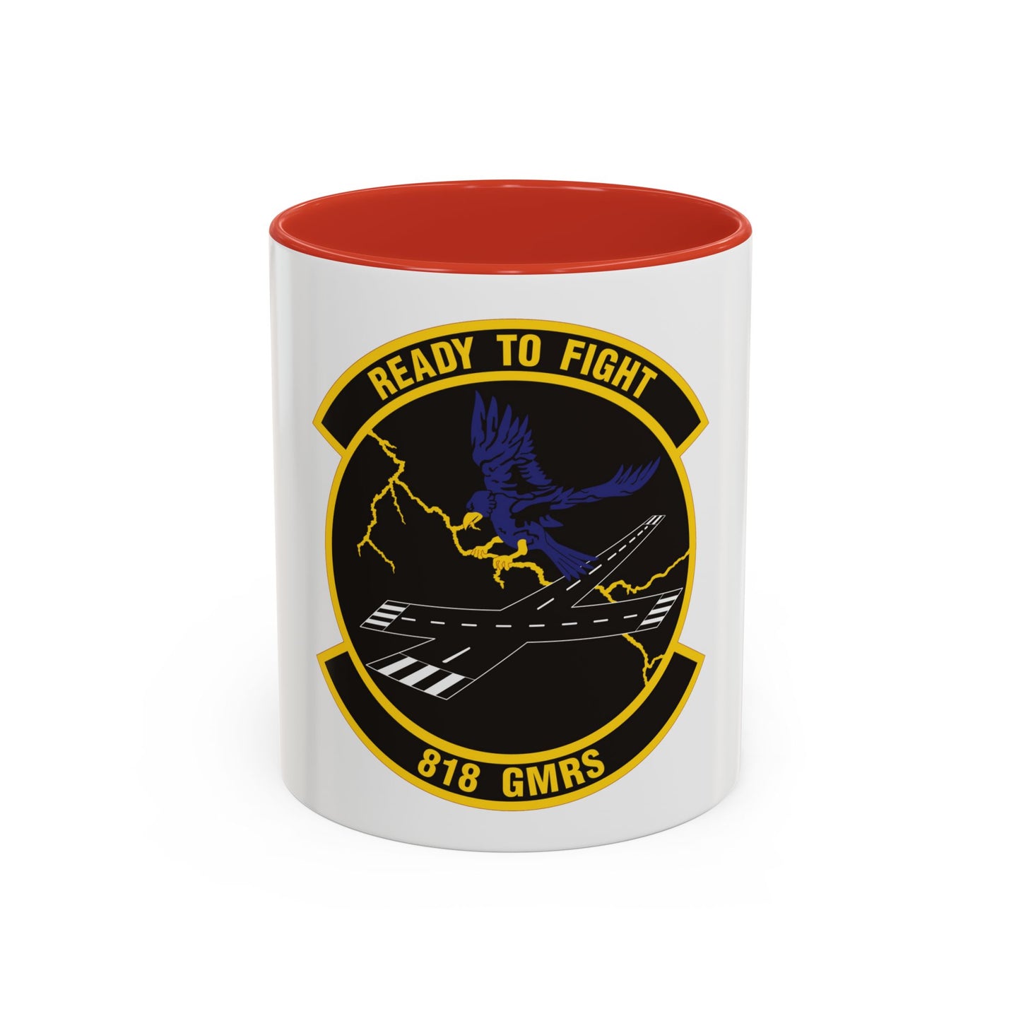 818th Global Mobility Readiness Squadron (U.S. Air Force) Accent Coffee Mug