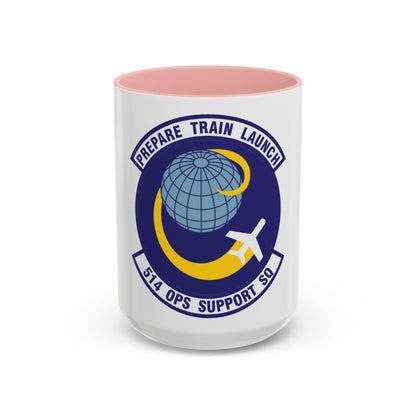514th Operations Support Squadron (U.S. Air Force) Accent Coffee Mug