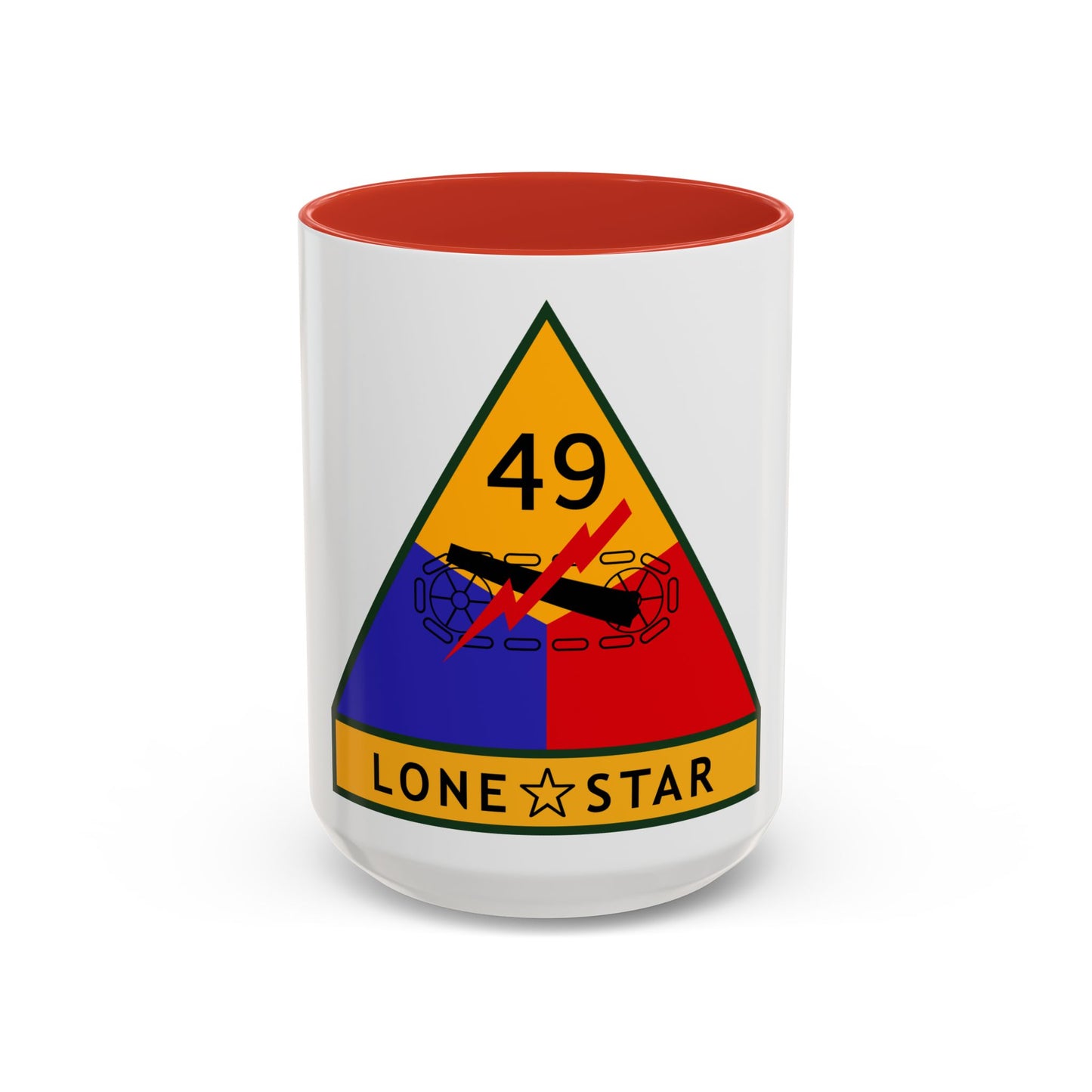 49th Armored Division (U.S. Army) Accent Coffee Mug