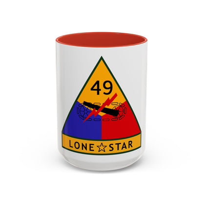 49th Armored Division (U.S. Army) Accent Coffee Mug