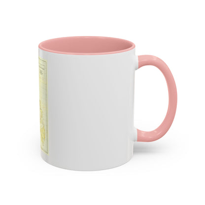 Philippines, The (1905) (Map) Accent Coffee Mug