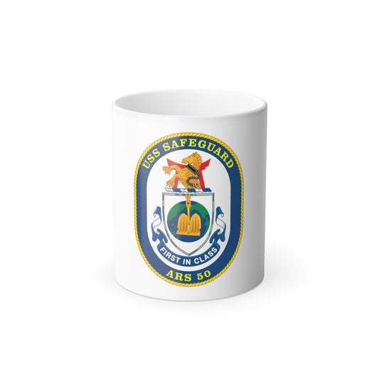 USS Safeguard ARS 50 (U.S. Navy) Color Changing Mug 11oz