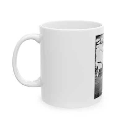 Battery Drill, U.S.A. (U.S. Civil War) White Coffee Mug