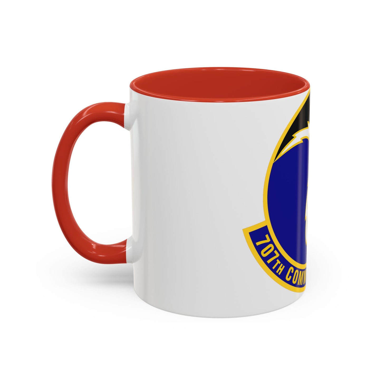 707th Communications Squadron (U.S. Air Force) Accent Coffee Mug