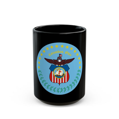 Seal of Columbus Ohio - Black Coffee Mug
