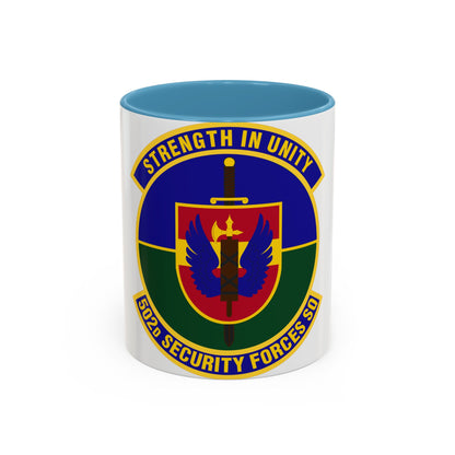 502d Security Forces Squadron (U.S. Air Force) Accent Coffee Mug