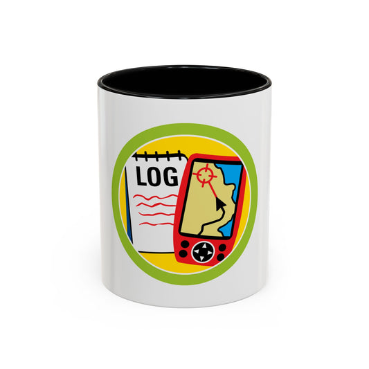 Geocache (Boy Scout Merit Badge) Accent Coffee Mug