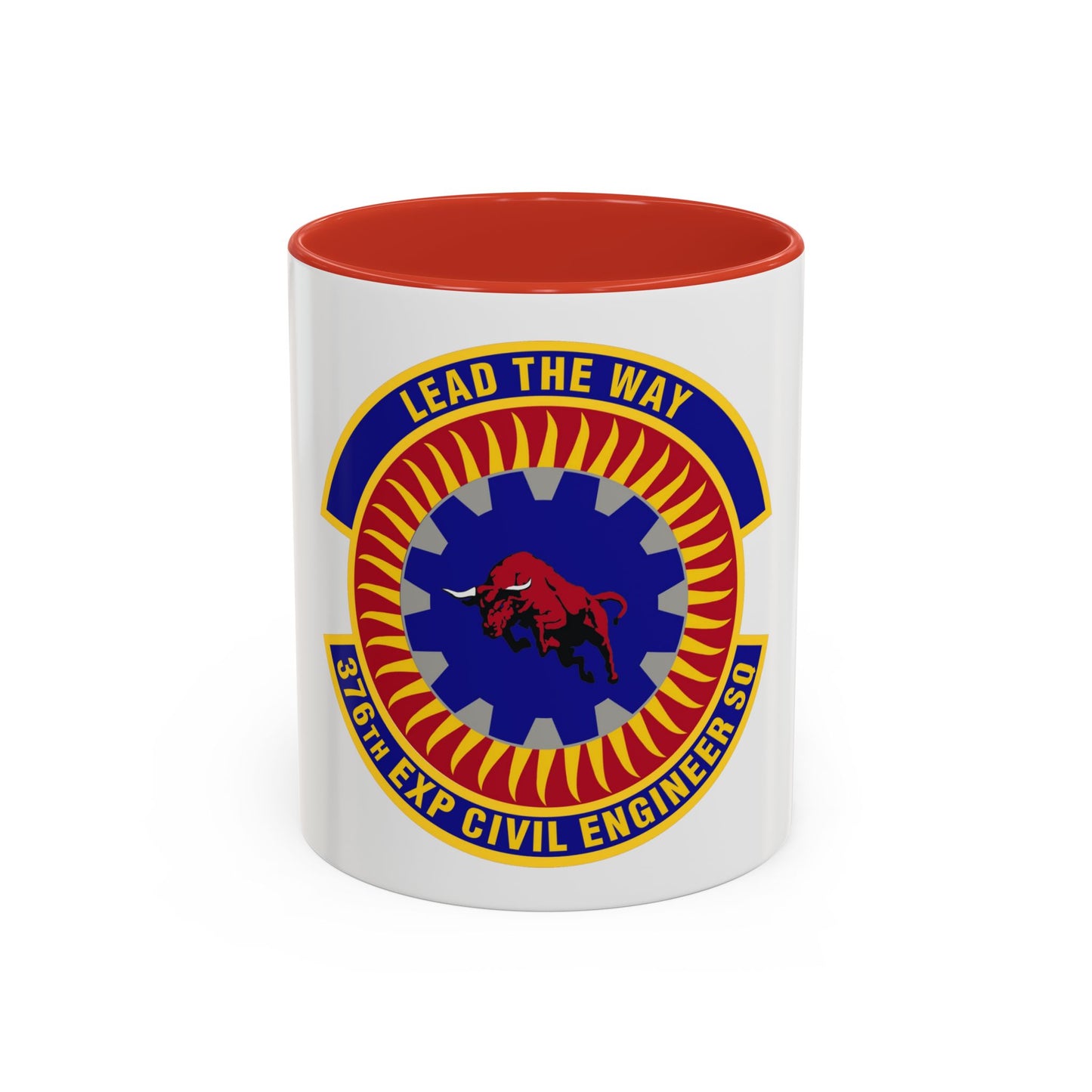 376th Expeditionary Civil Engineer Squadron (U.S. Air Force) Accent Coffee Mug