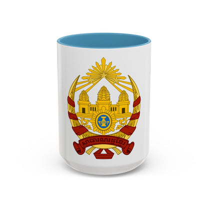 Coat of arms of the Khmer Republic - Accent Coffee Mug