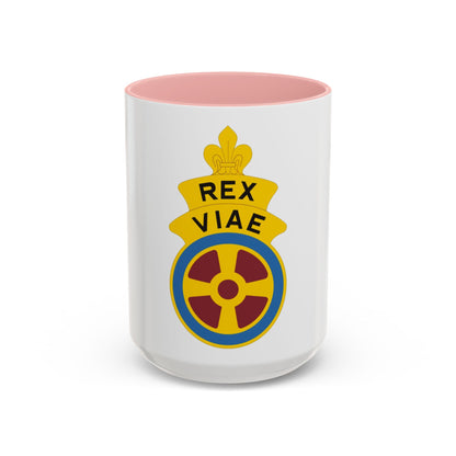 180 Transportation Battalion (U.S. Army) Accent Coffee Mug