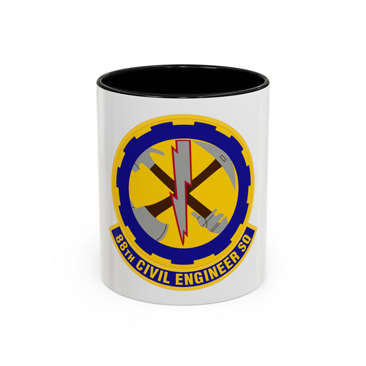 88 Civil Engineer Squadron AFMC (U.S. Air Force) Accent Coffee Mug