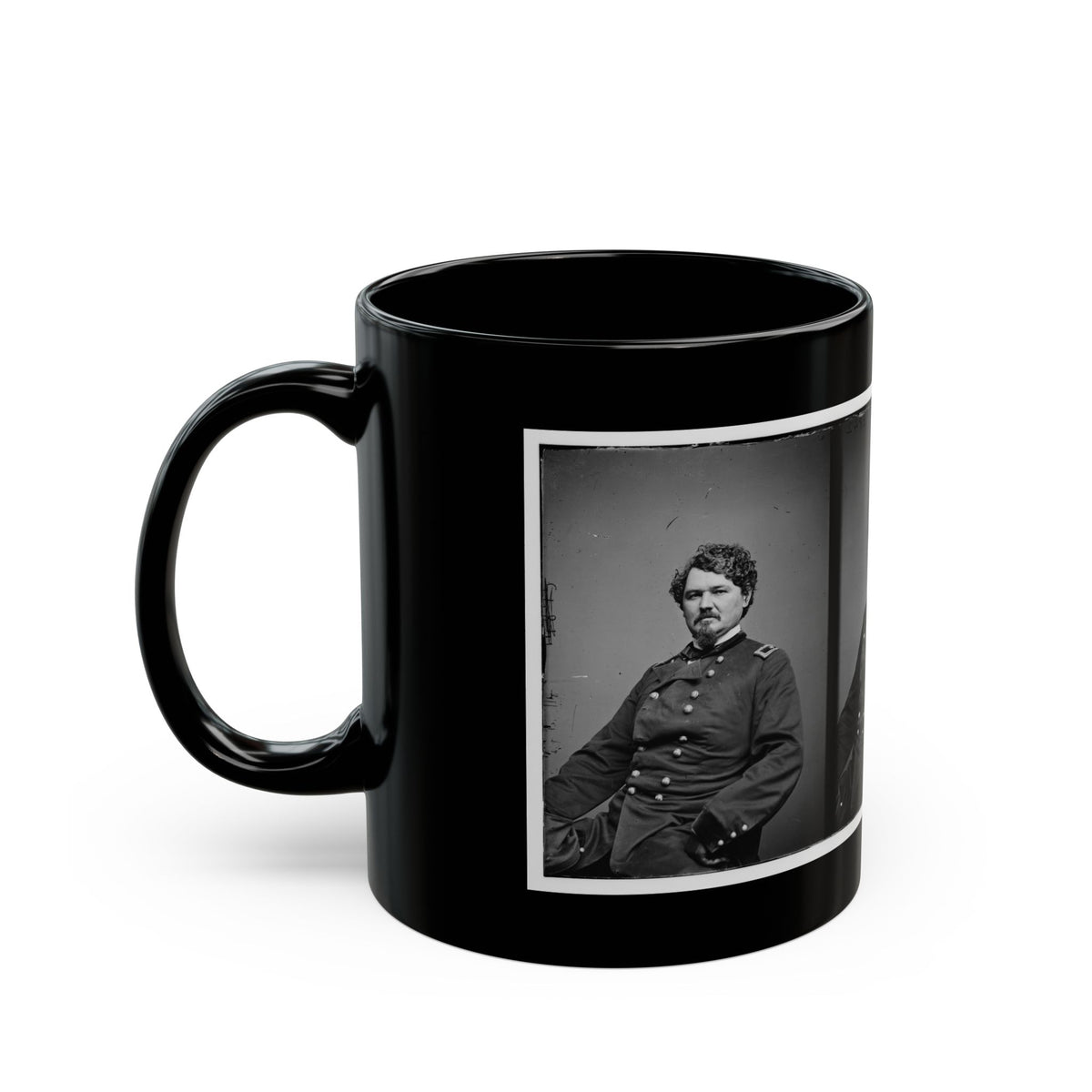 Portrait Of Brig. Gen. Samuel D. Sturgis, Officer Of The Federal Army (U.S. Civil War) Black Coffee Mug