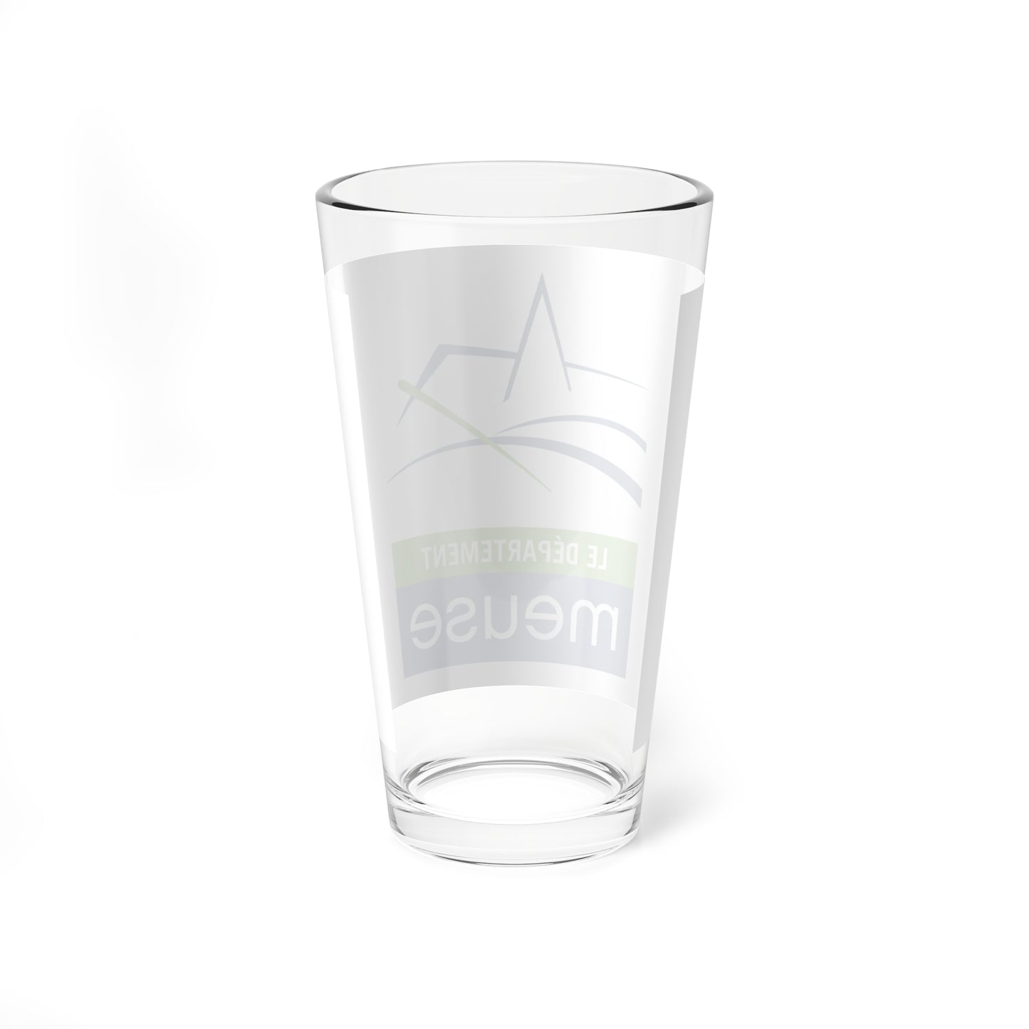 Flag of the Department of Meuse (France) Pint Glass 16oz