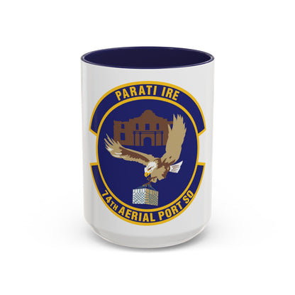 74th Aerial Port Squadron (U.S. Air Force) Accent Coffee Mug