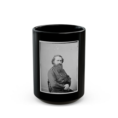 Portrait Of Brig. Gen. Robert Mitchell, Officer Of The Federal Army (U.S. Civil War) Black Coffee Mug
