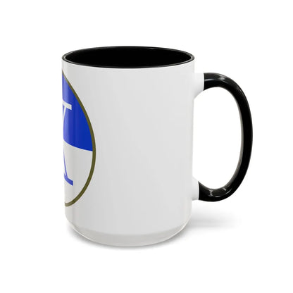 X Corps (U.S. Army) Accent Coffee Mug-Go Mug Yourself