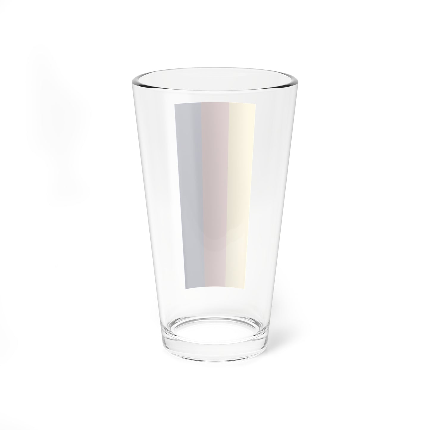 Flag yellow red blue 2x5 (Germany) Pint Glass 16oz