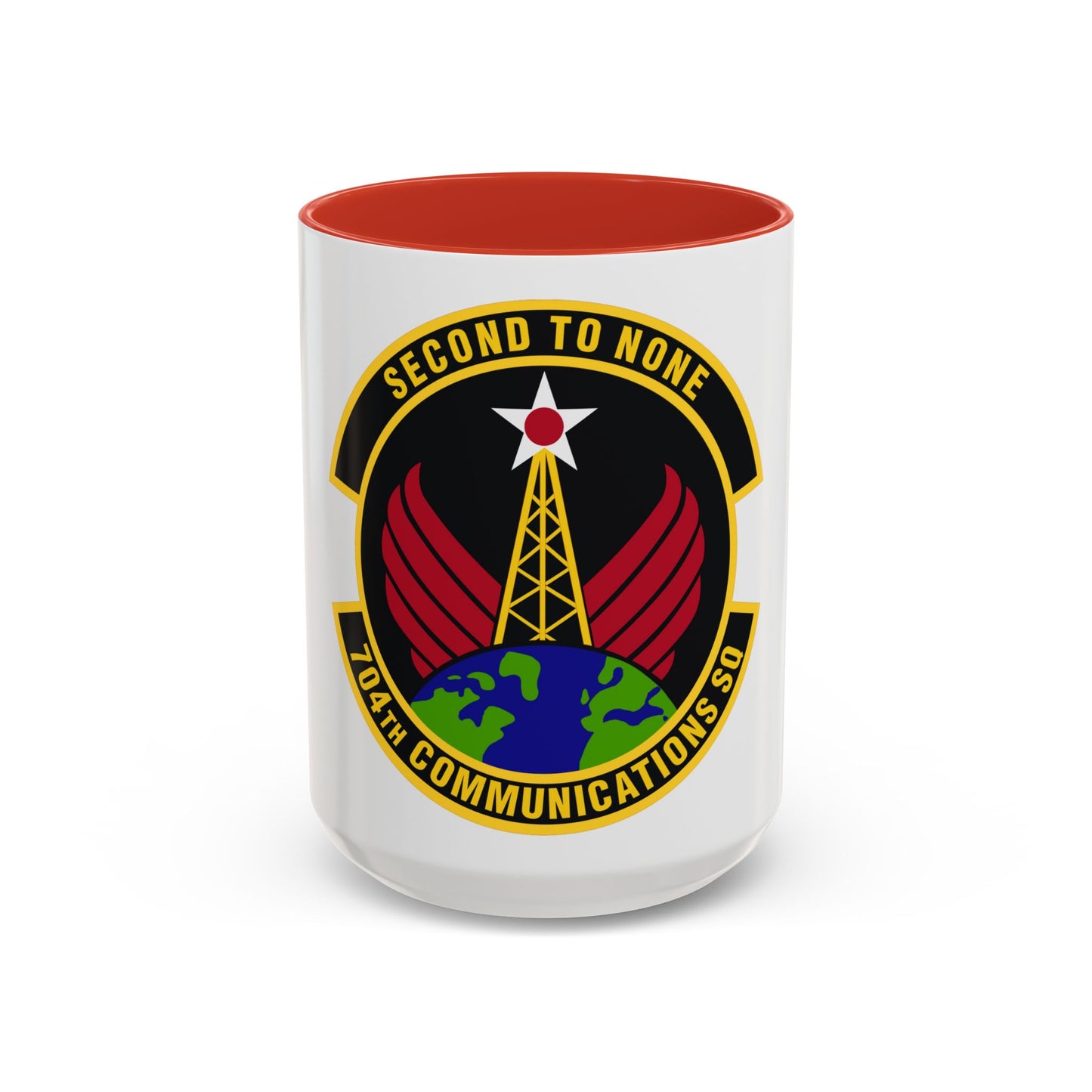 704th Communications Squadron (U.S. Air Force) Accent Coffee Mug