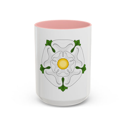 White Rose Badge of York - Accent Coffee Mug
