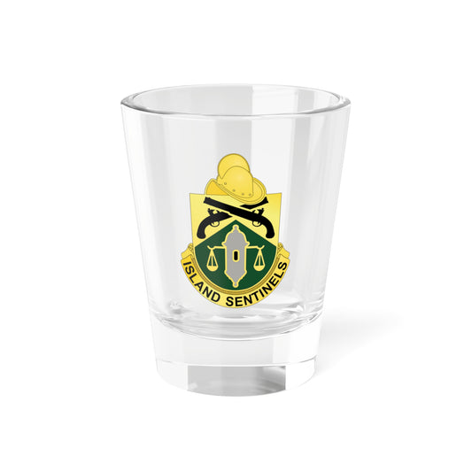 Verre à liqueur du 124e bataillon de police militaire (armée américaine) 1,5 oz