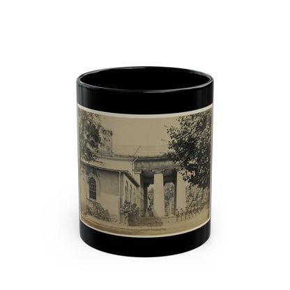 Arlington House, June 29, 1864. Former Residence Of Rebel Gen. Robert E. Lee (U.S. Civil War) Black Coffee Mug