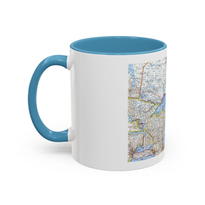 Canada - Central (1963) (Map) Accent Coffee Mug