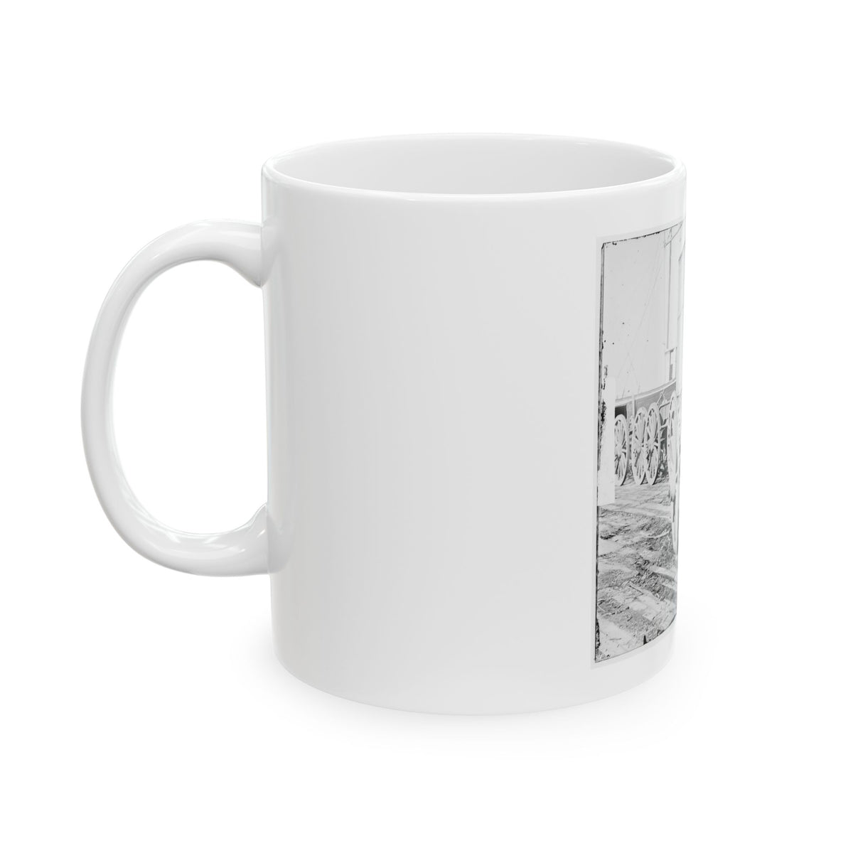 Unknown Location. Parrott Gun (U.S. Civil War) White Coffee Mug