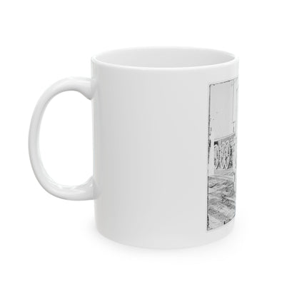 Unknown Location. Parrott Gun (U.S. Civil War) White Coffee Mug