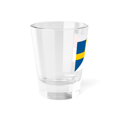 Flag of Indonesia and Sweden (Indonesia) Shot Glass 1.5oz
