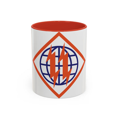 2d Signal Brigade (U.S. Army) Accent Coffee Mug