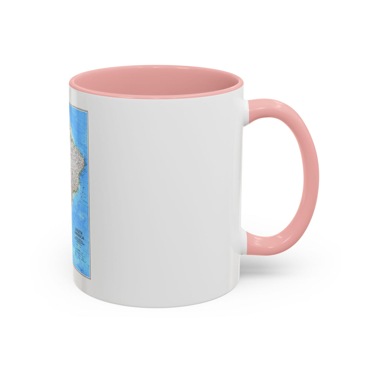 South America (1992) (Map) Accent Coffee Mug