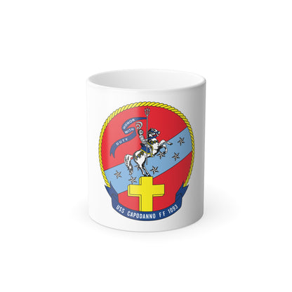 USS Capodanno FF 1093 (U.S. Navy) Color Changing Mug 11oz