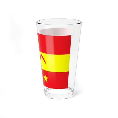 Proposed PRC national flags 020 (China) Pint Glass 16oz