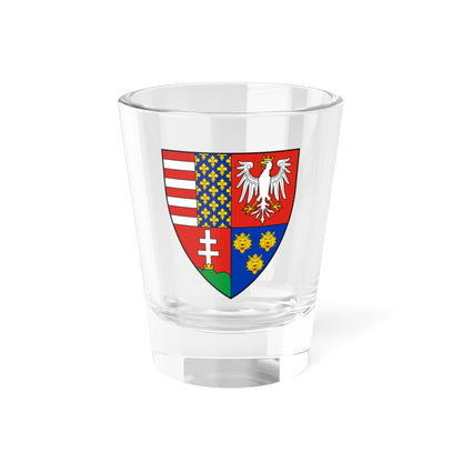 Coat of arms of Louis I of Hungary (1370) - Shot Glass 1.5oz