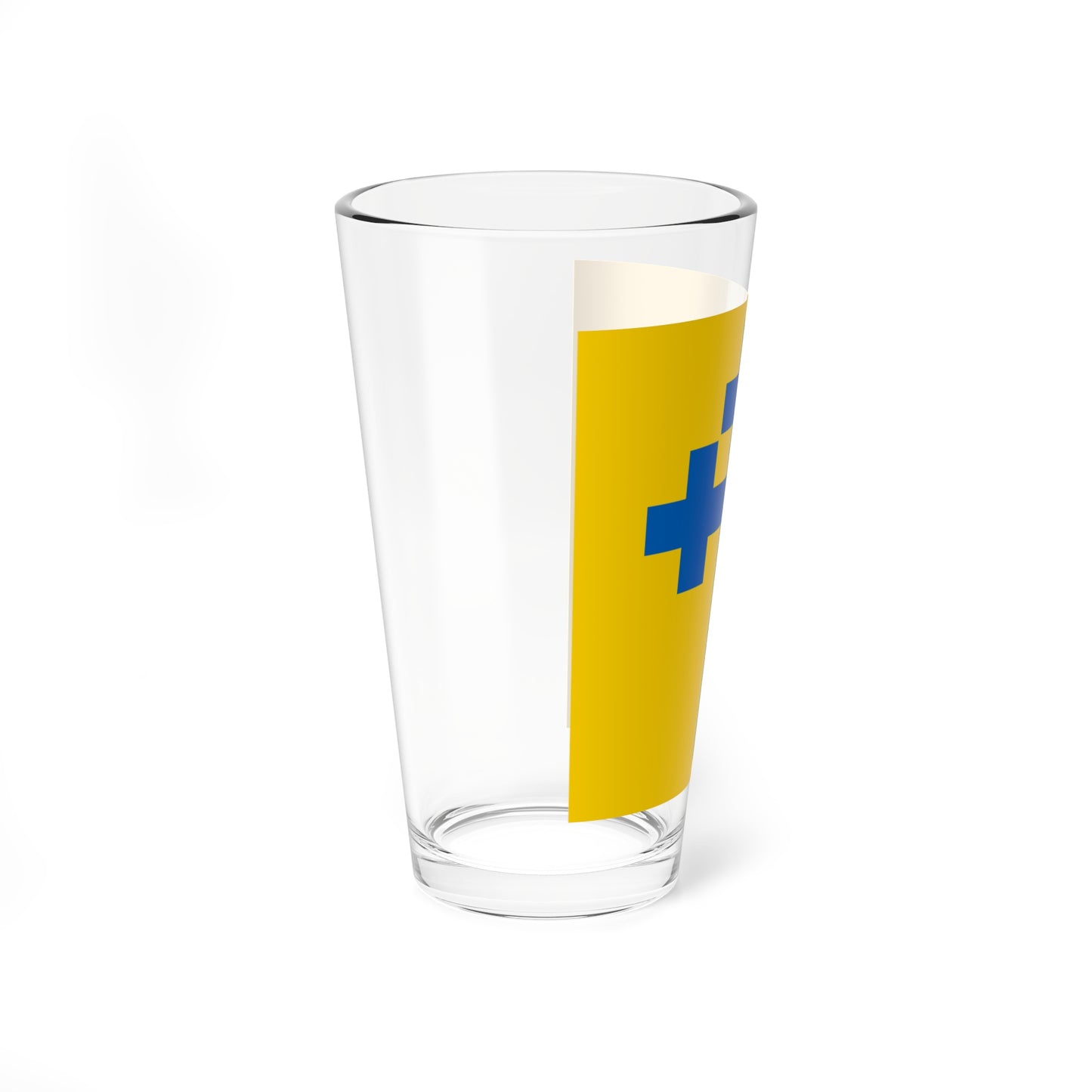 Flag of Koping (Sweden) Pint Glass 16oz