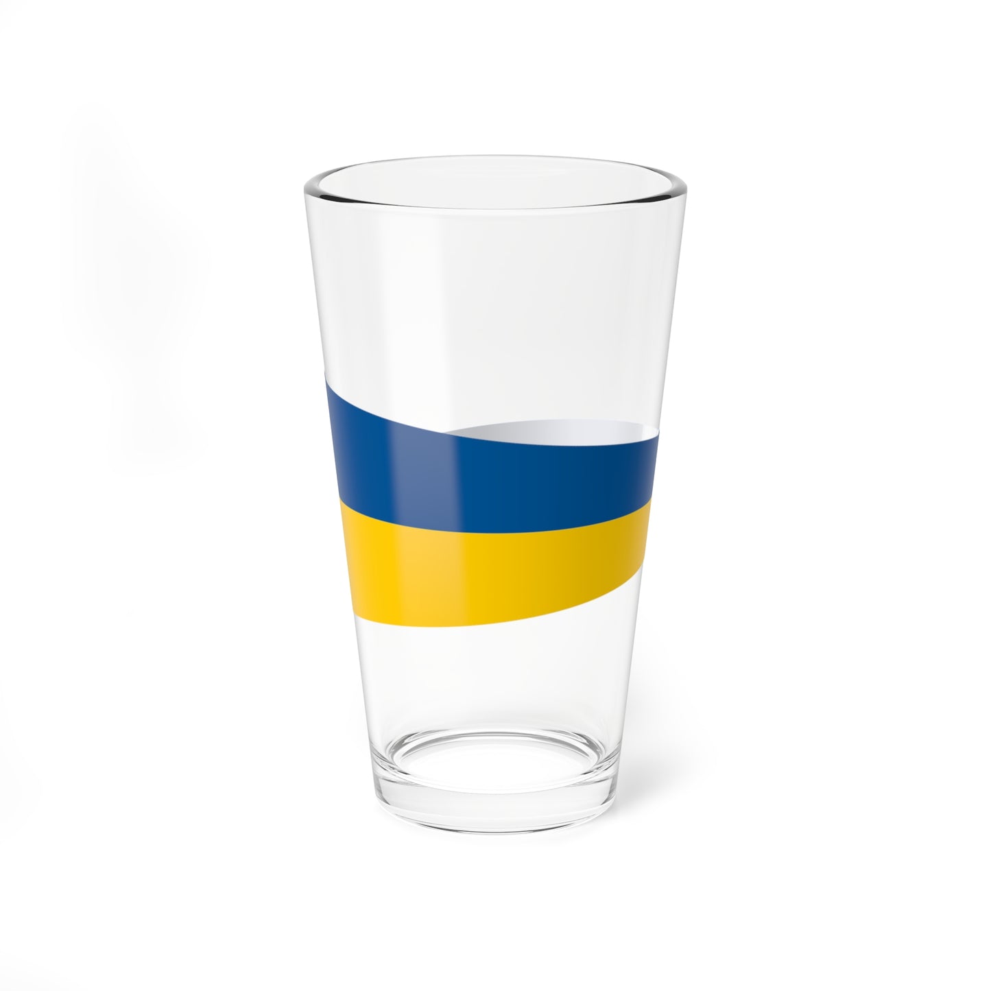 Naval Rank Flag of Sweden - Avdelningschef (Sweden) Pint Glass 16oz