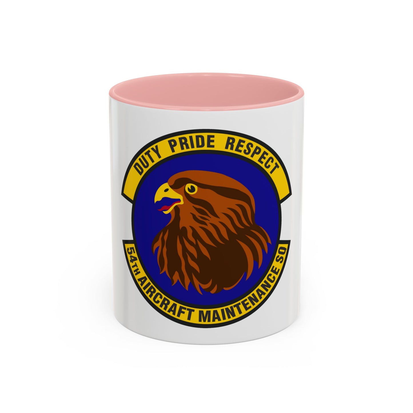 54 Aircraft Maintenance Squadron AETC (U.S. Air Force) Accent Coffee Mug