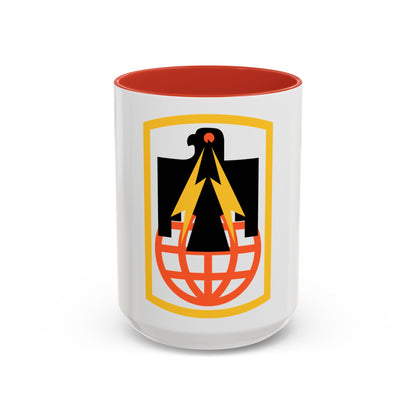 11th Signal Brigade (U.S. Army) Accent Coffee Mug