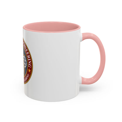 USCG Acad Mech Engineering (U.S. Coast Guard) Accent Coffee Mug