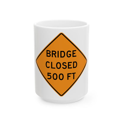 NYS NYW8-4 (New York) (Road Sign) White Coffee Mug