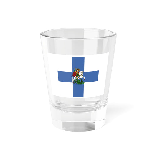 Spachides Flag (Oman) Shot Glass 1.5oz