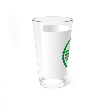 Flag of Fukutomi Hiroshima 1960-2005 (Japan) Pint Glass 16oz