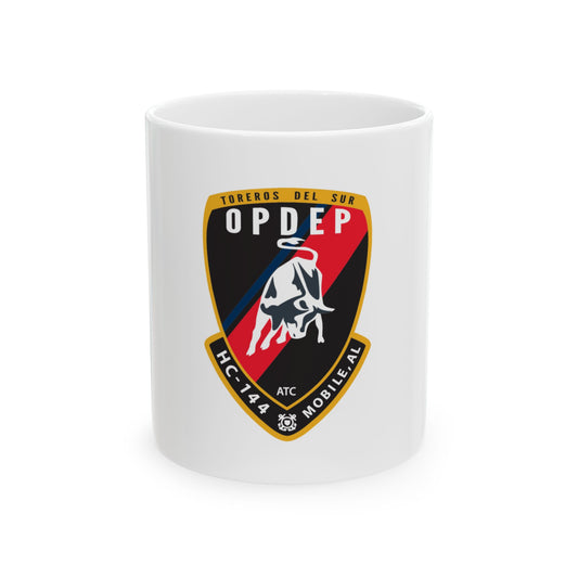 OPDEP HC 144 (U.S. Coast Guard) White Coffee Mug