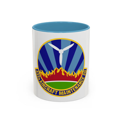 432d Aircraft Maintenance Squadron (U.S. Air Force) Accent Coffee Mug