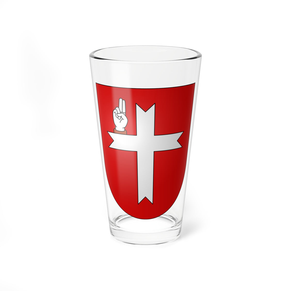 Faido-coat of arms (Switzerland) (Coat of Arms) Pint Glass 16oz