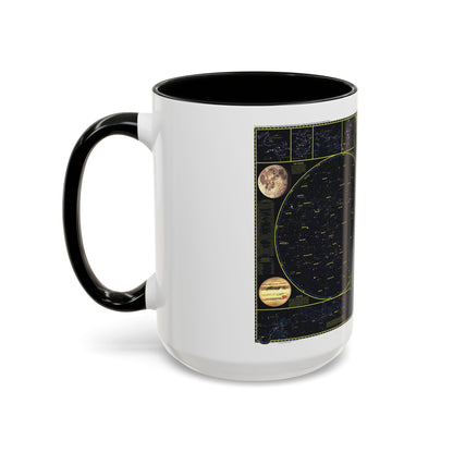 Heavens. The (1970) (Map) Accent Coffee Mug